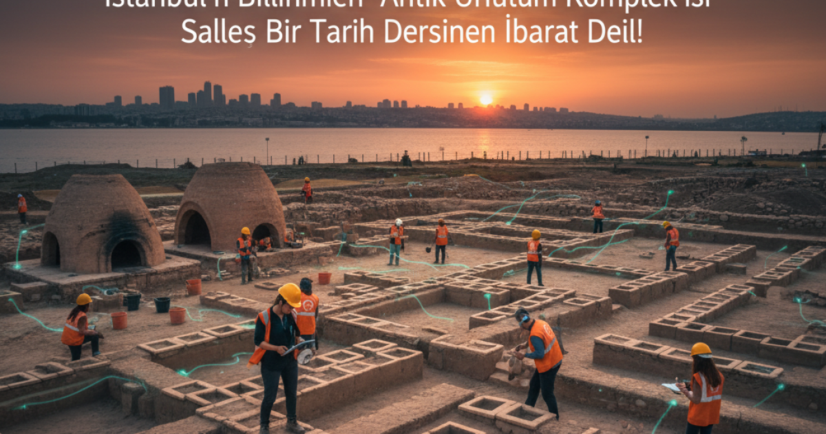 Küçükçekmece Gölü Kıyısında 8.000 Yıllık Gizem: İstanbul'un Bilinmeyen 'Antik Üretim Kompleksi' Sadece Bir Tarih Dersinden İbaret Değil!